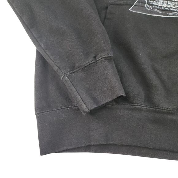 Tennessee Whiskey Sweatshirt Womens Medium Black Grunge Ariel Jack Daniels Punk - Picture 10 of 16